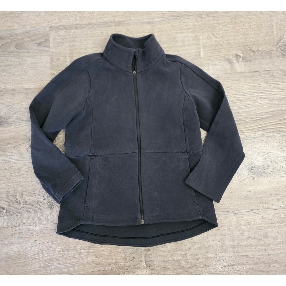 Lululemon Athletica Black Full Zip Jacket Women's Size 9 Athletic